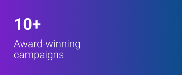 10+ Award-winning campaigns